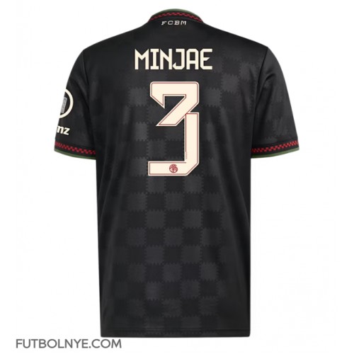 Camiseta Bayern Munich Kim Min-jae #3 Tercera Equipación 2025-26 manga corta Camiseta Bayern Munich Kim Min-jae #3 Tercera Equipación 2025-26 manga corta